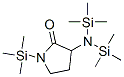 3-[비스(트리메틸실릴)아미노]-1-(트리메틸실릴)피롤리딘-2-온 구조식 이미지