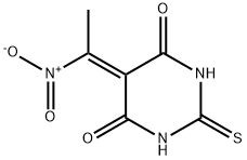 4,6(1H,5H)-Pyrimidinedione, 5-[1-(dihydroxyamino)ethylidene]dihydro-2-thioxo- (9CI) 구조식 이미지