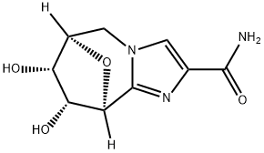 6,9-Epoxy-5H-imidazo[1,2-a]azepine-2-carboxamide, 6,7,8,9-tetrahydro-7,8-dihydroxy-, (6R,7S,8R,9S)- (9CI) Structure