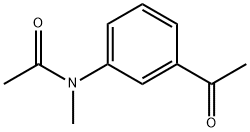 N-(3-아세틸페닐)-N-메틸아세트아미드 구조식 이미지