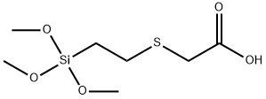 [2-(Trimethoxysilyl)ethylthio]acetic acid Structure