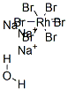 SodiumHexabromoRhodate(III)Hydrate Structure