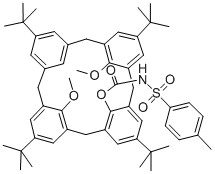 25,27-DIMETHOXY-26-(N-TOSYL)CARBAMOYLOXY-P-TERT-BUTYLCALIX[4!ARENE, 95 Structure