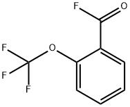 Benzoyl fluoride, 2-(trifluoromethoxy)- (9CI) Structure