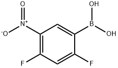 2,4-DIFLUORO-5-NITROPHENYLBORONIC ACID Structure