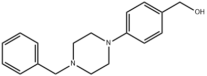 4-(4-N-BENZYLPIPERAZINYL)BENZYL ALCOHOL Structure