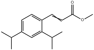 DIISOPROPYL METHYL CINNAMATE Structure