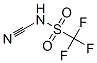 Methanesulfonamide,  N-cyano-1,1,1-trifluoro- Structure