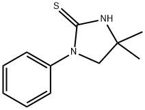 1-페닐-4,4-디메틸-2-이미다졸리딘티온 구조식 이미지