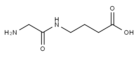GLYCYL-4-AMINO-N-BUTYRIC ACID Structure
