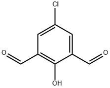 2,6-DIFORMYL-4-CHLOROPHENOL Structure