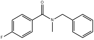 N-Benzyl-4-fluoro-N-MethylbenzaMide, 97% Structure