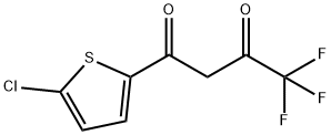 1-(5-CHLORO-THIOPHEN-2-YL)-4,4,4-TRIFLUORO-BUTANE-1,3-DIONE Structure