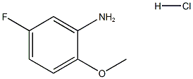 5-FLUORO-2-METHOXYANILINE HYDROCHLORIDE Structure