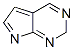 2H-피롤로[2,3-d]피리미딘(8CI,9CI) 구조식 이미지