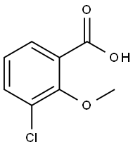 3-chloro-2-methoxybenzoic acid 구조식 이미지