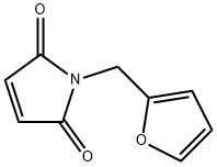 N-(2-FURYLMETHYL)MALEIMIDE 구조식 이미지