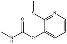 카르밤산,메틸-,2-(메틸티오)-3-피리딜에스테르(8Cl) 구조식 이미지