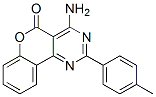 4-Amino-2-(p-tolyl)-5H-[1]benzopyrano[4,3-d]pyrimidin-5-one 구조식 이미지