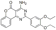 4-Amino-2-(3,4-diethoxyphenyl)-5H-[1]benzopyrano[4,3-d]pyrimidin-5-one Structure