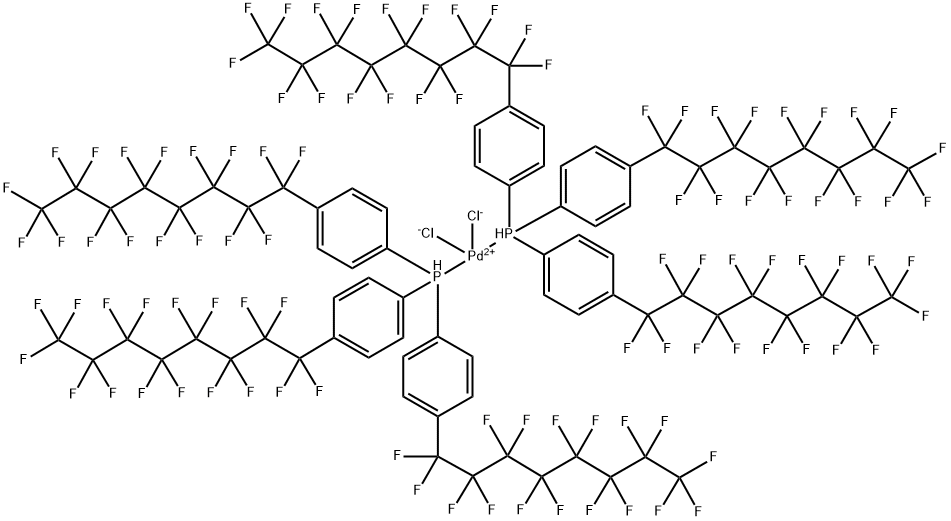 BIS(TRIS(4-(HEPTADECAFLUOROOCTYL)PHE)PHO Structure