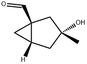 Bicyclo[3.1.0]hexane-1-carboxaldehyde, 3-hydroxy-3-methyl-, (1S,3R,5S)- (9CI) Structure