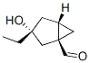 Bicyclo[3.1.0]hexane-1-carboxaldehyde, 3-ethyl-3-hydroxy-, (1S,3R,5S)- (9CI) Structure