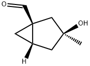 Bicyclo[3.1.0]hexane-1-carboxaldehyde, 3-hydroxy-3-methyl-, (1S,3S,5S)- (9CI) Structure