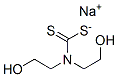나트륨(비스(2-히드록시에틸)아미노)메탄디티오에이트 구조식 이미지