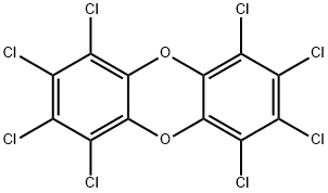 1,2,3,4,6,7,8,9-OCTACHLORODIBENZO-P-DIOXIN 구조식 이미지