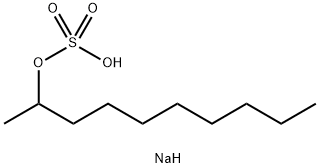 sodium 1-methylnonyl sulphate Structure
