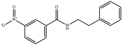 BenzaMide,3-니트로-N-(2-페닐에틸)- 구조식 이미지