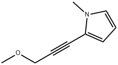 1H-Pyrrole,2-(3-methoxy-1-propynyl)-1-methyl- Structure