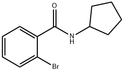 2-Bromo-N-cyclopentylbenzamide Structure