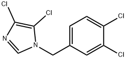 4,5-디클로로-1-(3,4-디클로로벤질)-1H-이미다졸 구조식 이미지