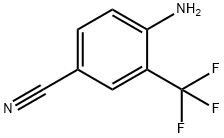 2-Amino-5-cyanobenzotrifluoride 구조식 이미지