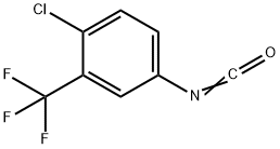 4-Chloro-3-(trifluoromethyl)phenyl isocyanate Structure