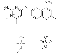 6-(2-AMINO-1,6-DIMETHYL-PYRIMIDIN-4-YLIDENE)AMINO-1,2-DIMETHYL-QUINOLIN-4-AMINE Structure