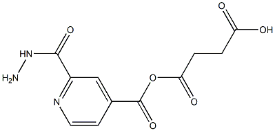 4-OXO-4-[N'-(PYRIDINE-4-CARBONYL)-HYDRAZINO]-BUTYRIC ACID Structure