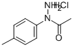 N-(4-메틸페닐)아세토히드라지드염산염 구조식 이미지