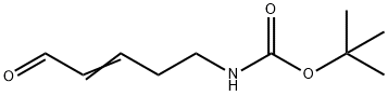 카르밤산,(5-옥소-3-펜테닐)-,1,1-디메틸에틸에스테르(9Cl) 구조식 이미지