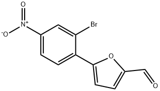 5-(2-BROMO-4-NITRO-PHENYL)-FURAN-2-CARBALDEHYDE 구조식 이미지