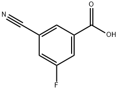 3-Cyano-5-fluorobenzoic acid Structure