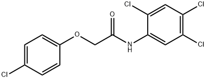 2-(4-클로로페녹시)-N-(2,4,5-트리클로로페닐)아세트아미드 구조식 이미지