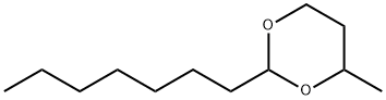 2-Heptyl-4-methyl-1,3-dioxane Structure