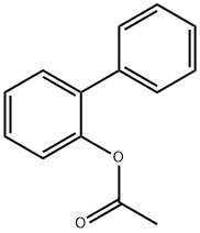 Acetic acid 2-biphenylyl ester Structure