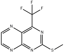 2-Methylthio-4-trifluoromethylpteridine Structure
