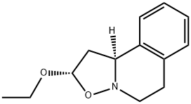 2H-Isoxazolo[3,2-a]isoquinoline,2-ethoxy-1,5,6,10b-tetrahydro-,(2S,10bS)-(9CI) 구조식 이미지