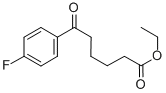 에틸-6-(4-플루오로페닐)-6-옥소헥사노에이트 구조식 이미지