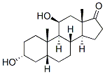 5B-Androstane-3ALPHA,11B-diol-17-one Structure